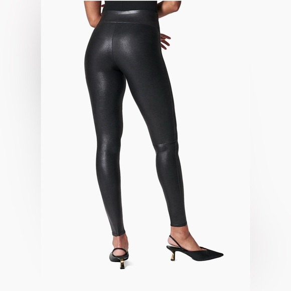 SPANXshape Faux Leather Leggings - Tummy Control Legging - medium - High Waist - Picture 5 of 5